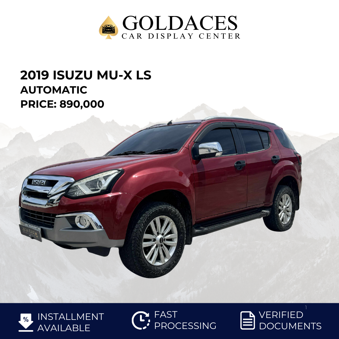 2019 ISUZU MU-X LS 3.0L AUTOMATIC TRANSMISSION Gold Aces Car Display Center