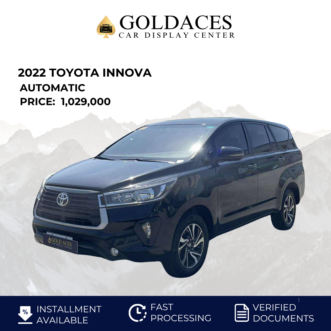 2022 TOYOTA INNOVA 2.8L E DIESEL AUTOMATIC TRANSMISSION Gold Aces Car Display Center