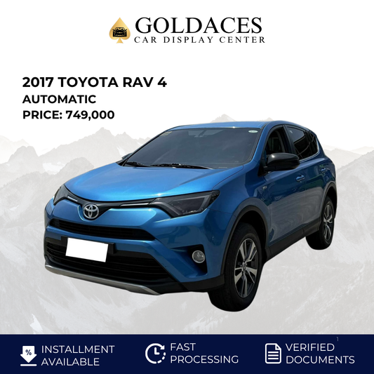 2017 TOYOTA RAV 4 2.5L GAS AUTOMATIC TRANSMISSION Gold Aces Car Display Center