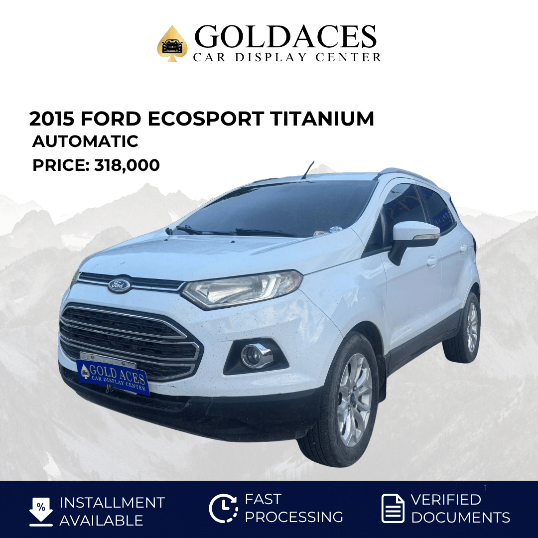 2015 FORD ECOSPORT TITANIUM 1.5L AUTOMATIC TRANSMISSION Gold Aces Car Display Center