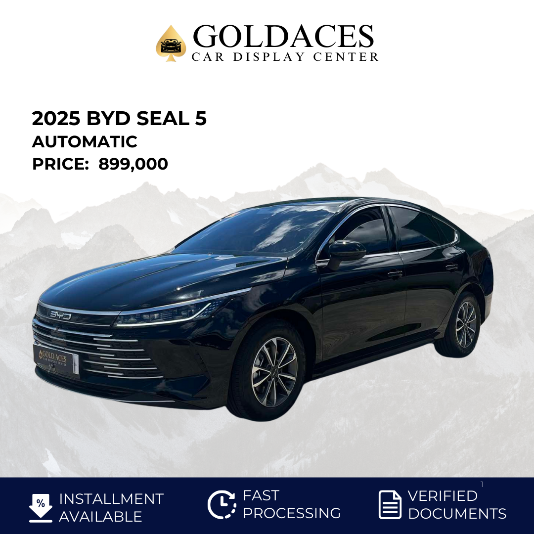 2025 BYD SEAL 5 1.5L AUTOMATIC TRANSMISSION (400KM ONLY!) Gold Aces Car Display Center