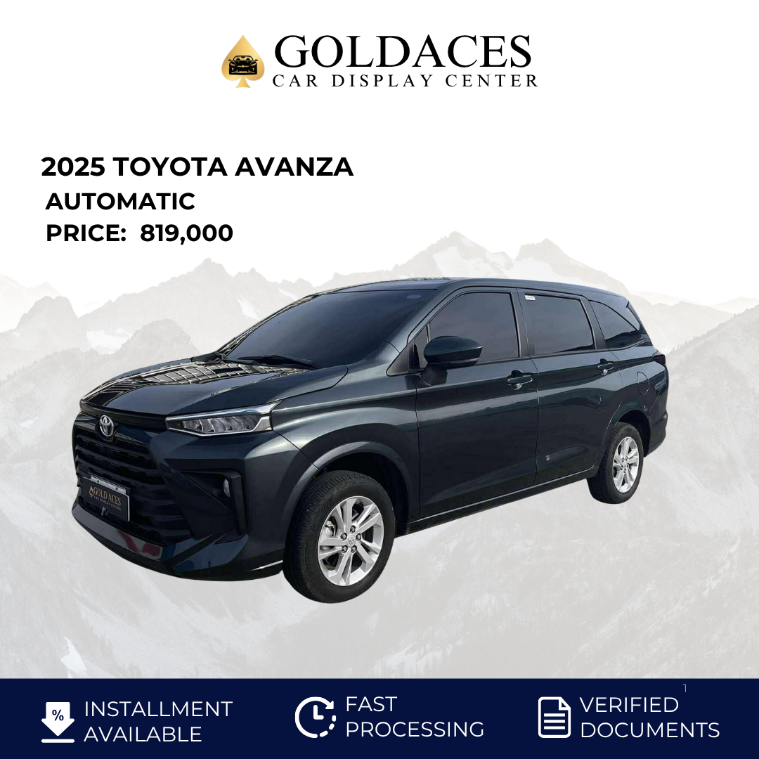 2025 TOYOTA AVANZA 1.3L E AUTOMATIC TRANSMISSION Gold Aces Car Display Center