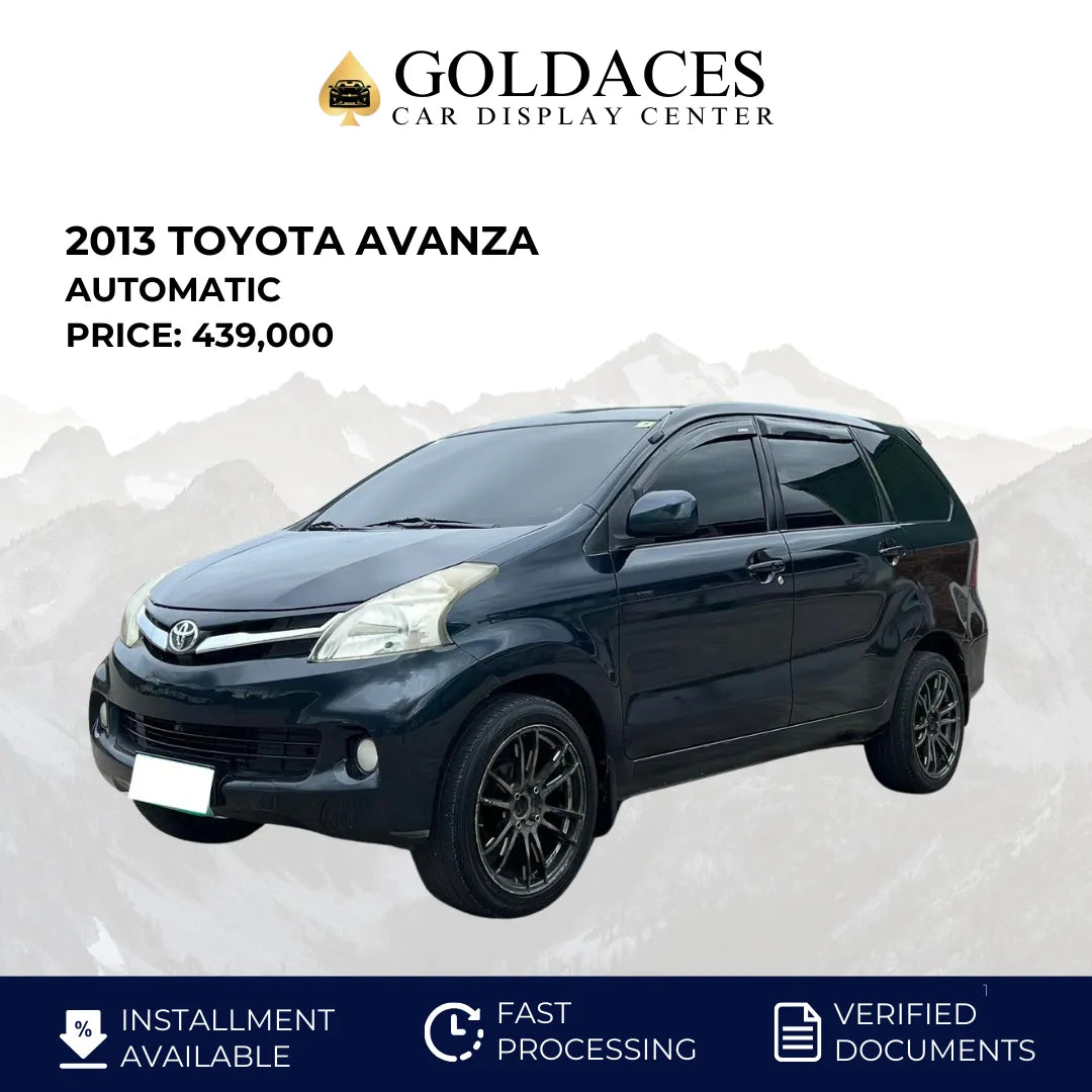 2013 TOYOTA AVANZA 1.5L G AUTOMATIC TRANSMISSION - Gold Aces Car Display Center