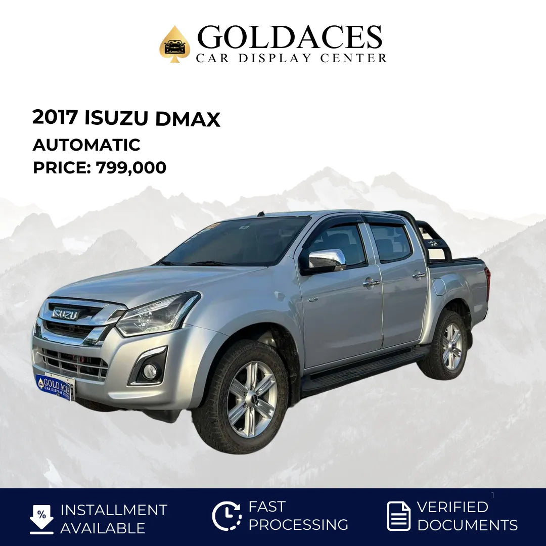 2017 ISUZU DMAX 3.0L 4X2 AUTOMATIC TRANSMISSION - Gold Aces Car Display Center