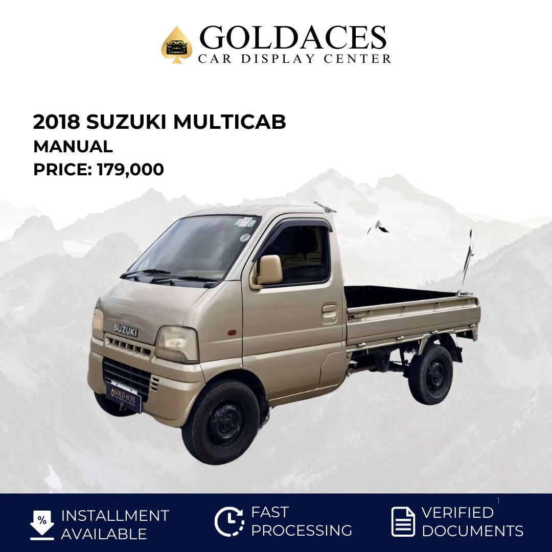 2018 SUZUKI MULTICAB MANUAL TRANSMISSION - Gold Aces Car Display Center