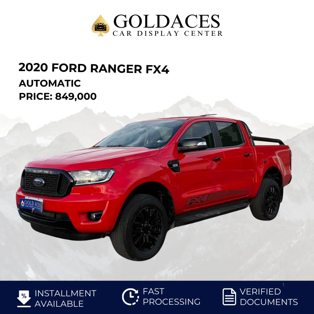 2020 FORD RANGER FX4 2.2L 4X2 AUTOMATIC TRANSMISSION (28T KMS ONLY!) - Gold Aces Car Display Center