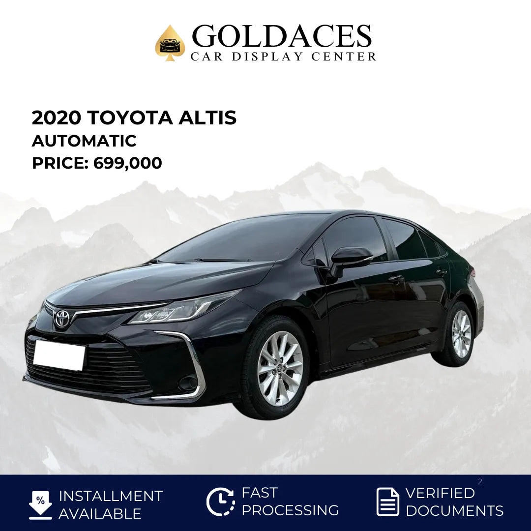 2020 TOYOTA ALTIS 1.6L G AUTOMATIC TRANSMISSION - Gold Aces Car Display Center