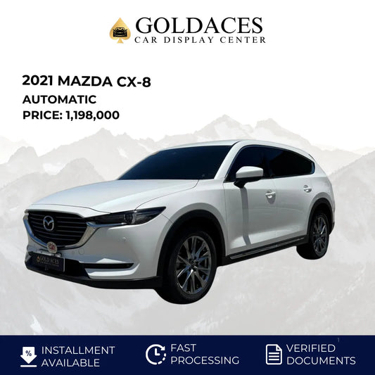 2021 MAZDA CX-8 2.5L AUTOMATIC TRANSMISSION - Gold Aces Car Display Center
