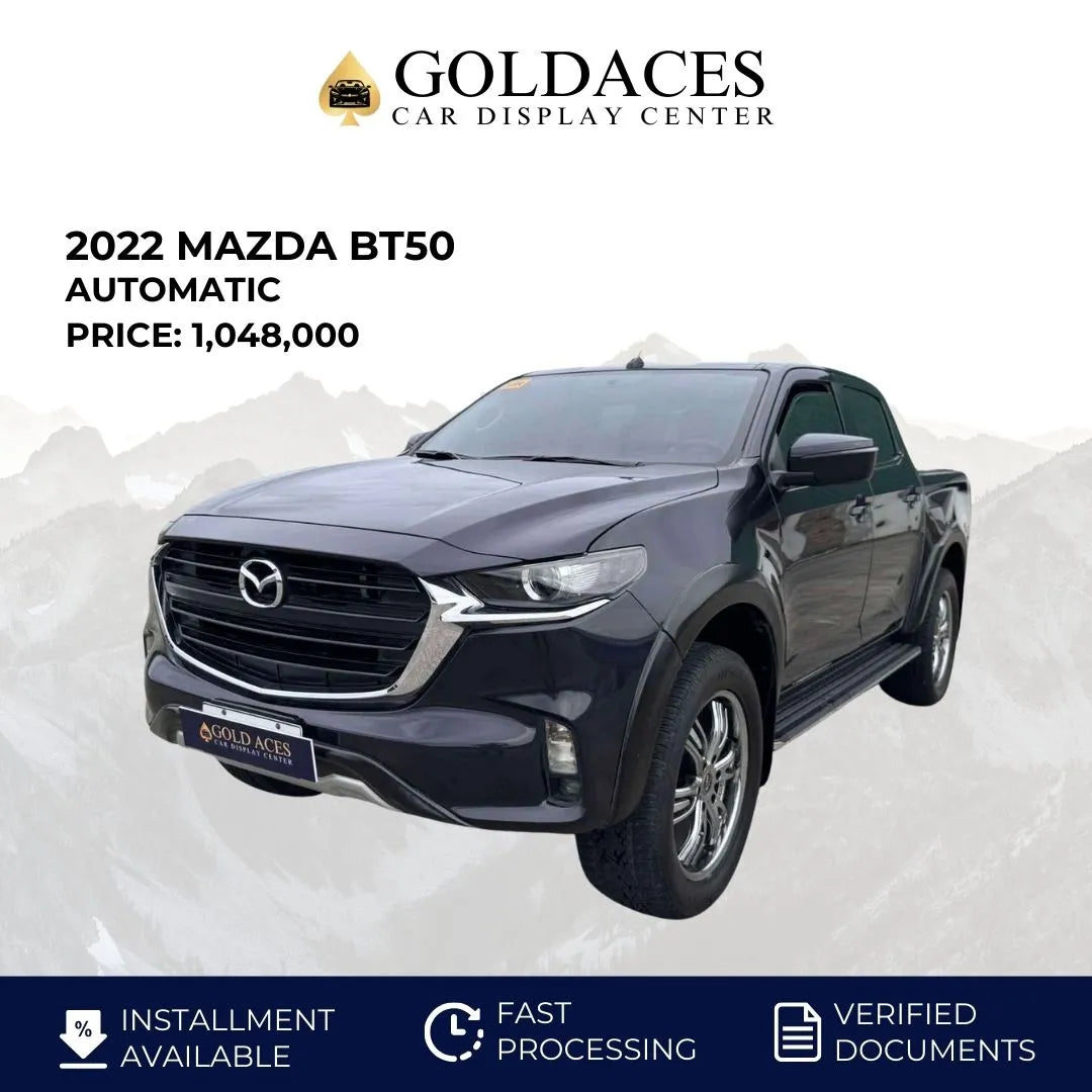 2022 MAZDA BT50 3.0L 4X2 AUTOMATIC TRANSMISSION (10T KMS ONLY!) - Gold Aces Car Display Center