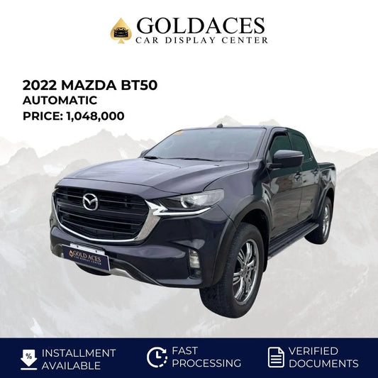 2022 MAZDA BT50 3.0L 4X2 AUTOMATIC TRANSMISSION (10T KMS ONLY!) - Gold Aces Car Display Center