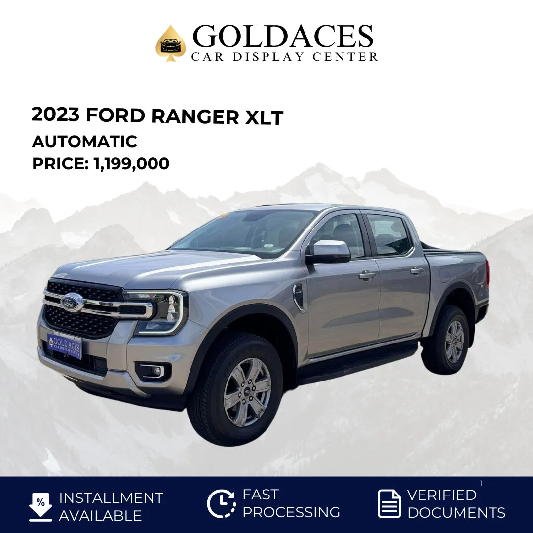 2023 FORD RANGER XLT 2.2L 4X2 AUTOMATIC TRANSMISSION (6T KMS ONLY!) - Gold Aces Car Display Center