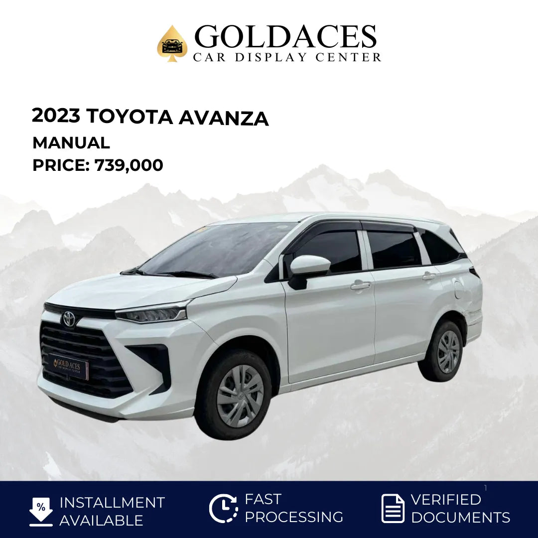 2023 TOYOTA AVANZA 1.3L J MANUAL TRANSMISSION - Gold Aces Car Display Center