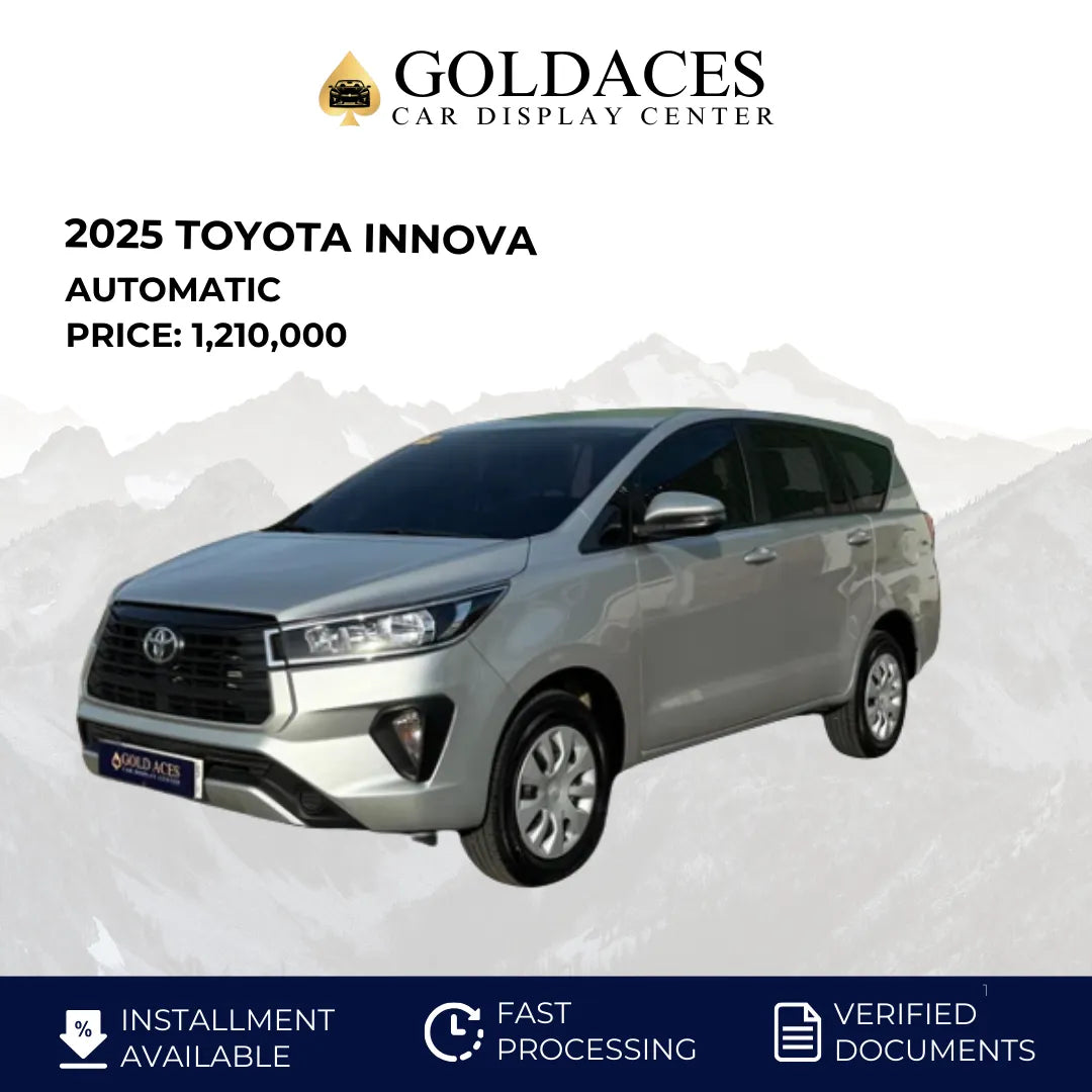 2025 TOYOTA INNOVA 2.8L XE AUTOMATIC TRANSMISSION - Gold Aces Car Display Center