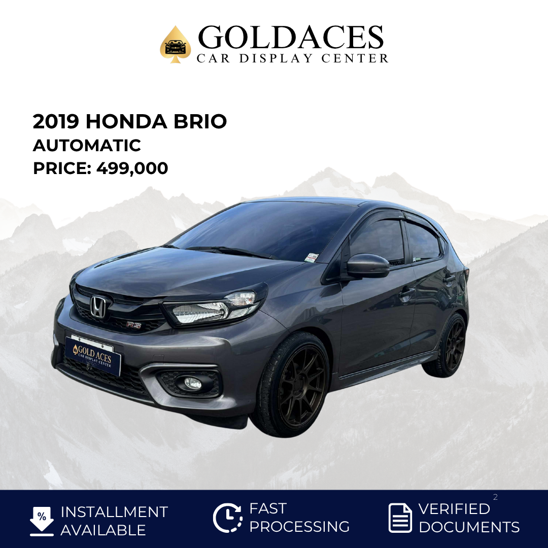 2019 HONDA BRIO 1.2L S AUTOMATIC TRANSMISSION Gold Aces Car Display Center