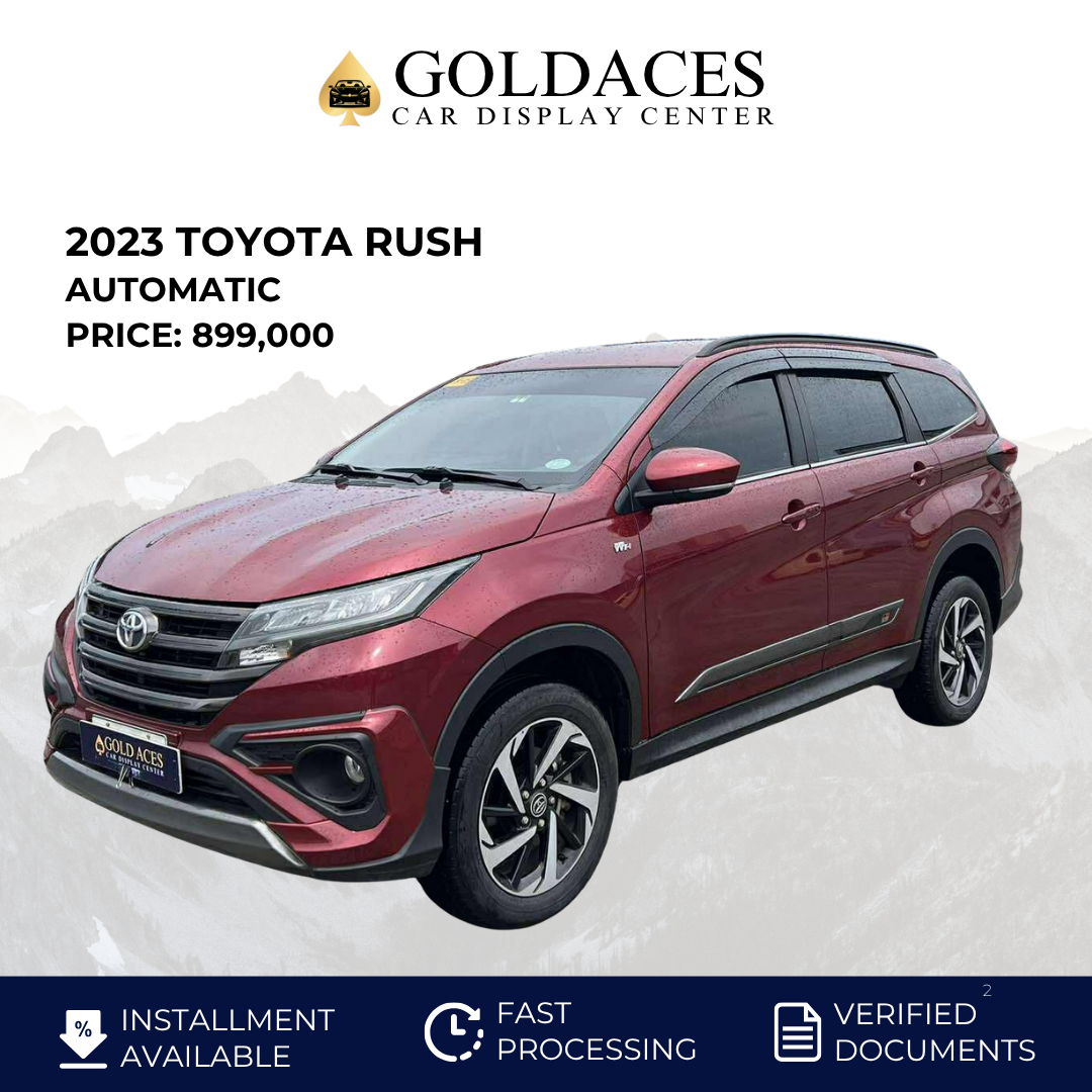 2023 TOYOTA RUSH 1.5L GRS AUTOMATIC TRANSMISSION (11T KMS ONLY!) Gold Aces Car Display Center