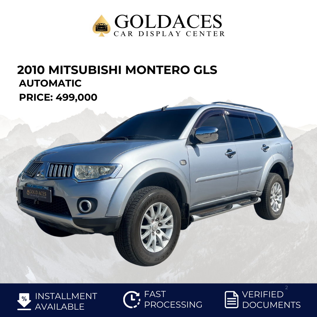 2010 MITSUBISHI MONTERO GLS 2.5L DSL AUTOMATIC TRANSMISSION Gold Aces Car Display Center