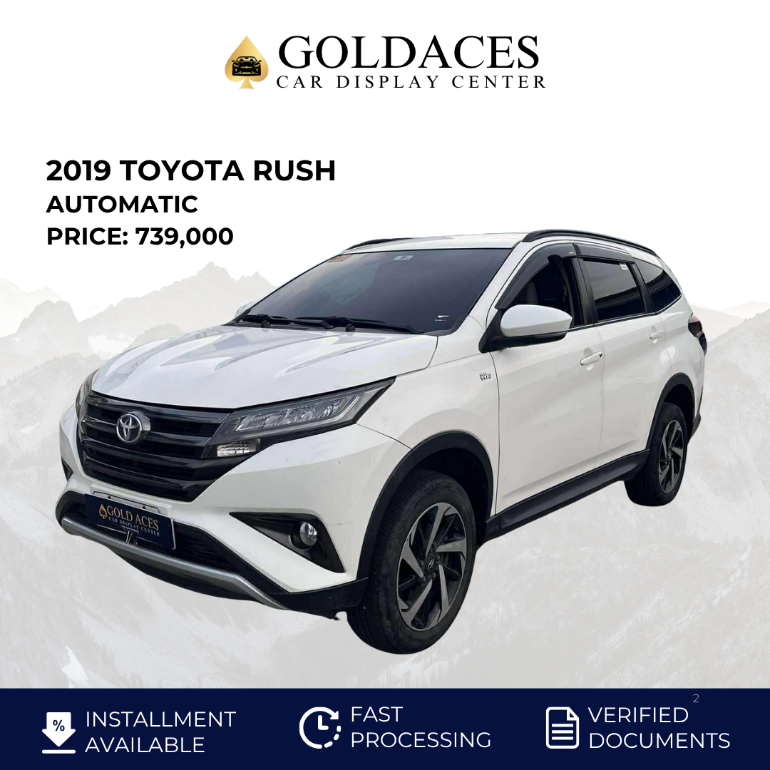 2019 TOYOTA RUSH 1.5L G AUTOMATIC TRANSMISSION (35T KMS ONLY!) Gold Aces Car Display Center