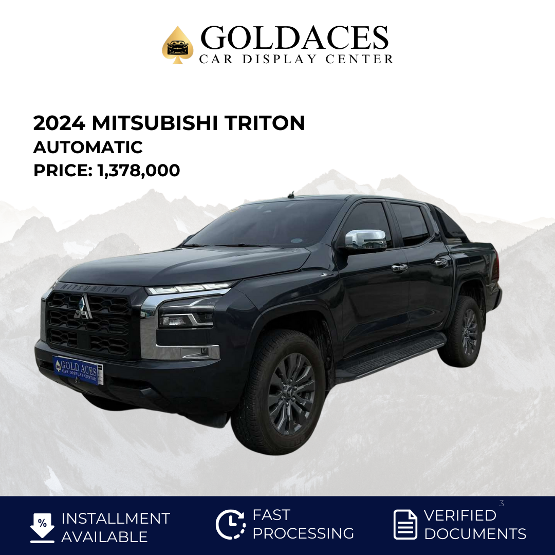 2024 MITSUBISHI TRITON 2.4L DIESEL GLS 4X2 2.4L AUTOMATIC TRANSMISSION Gold Aces Car Display Center