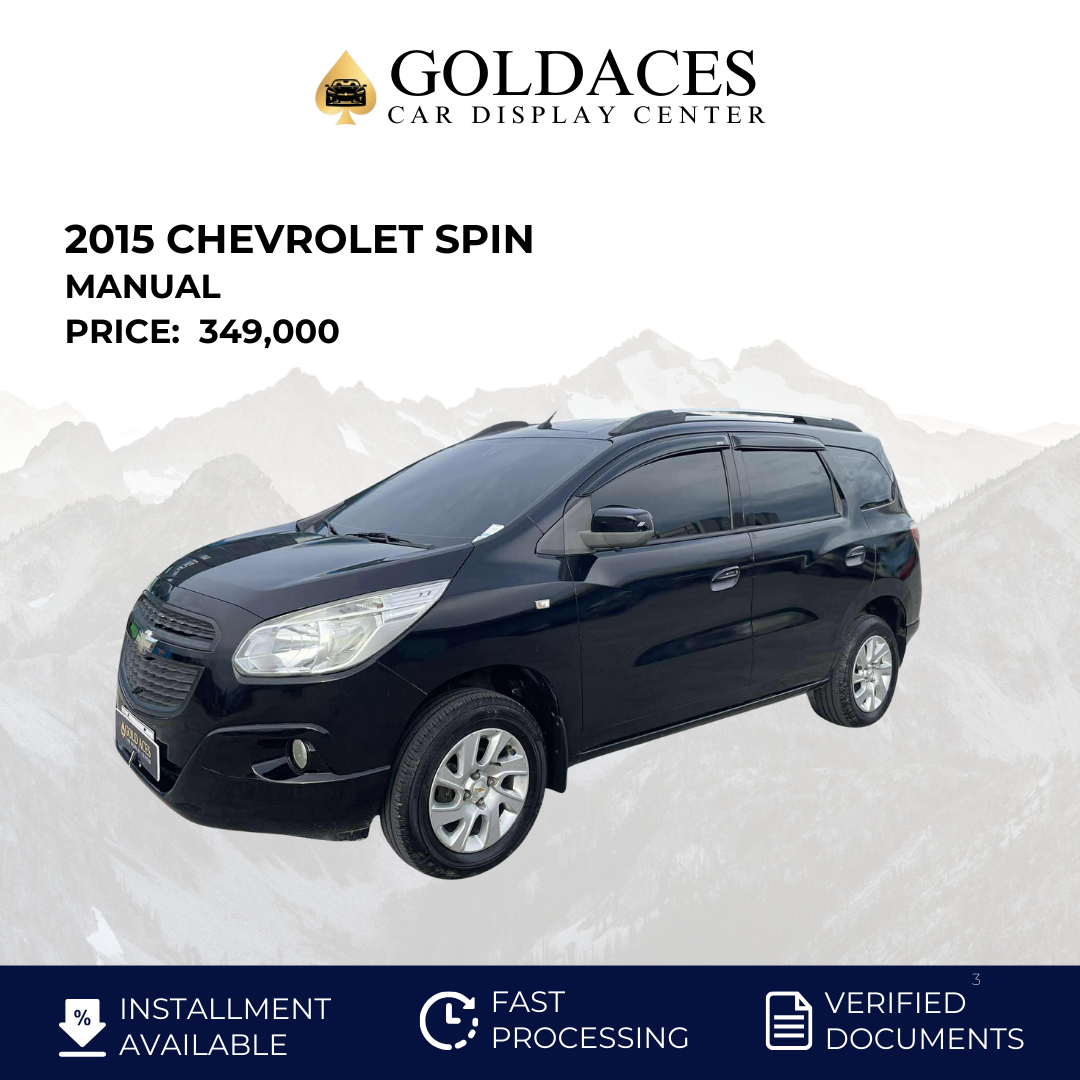2015 CHEVROLET SPIN 1.5L MANUAL TRANSMISSION Gold Aces Car Display Center