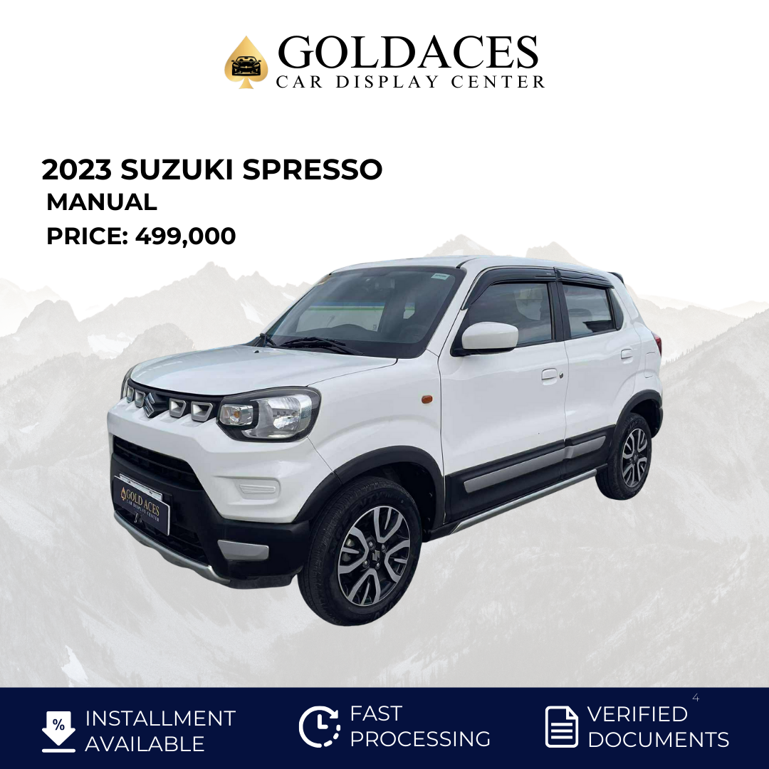 2023 SUZUKI SPRESSO 1.0L GL MANUAL TRANSMISSION Gold Aces Car Display Center