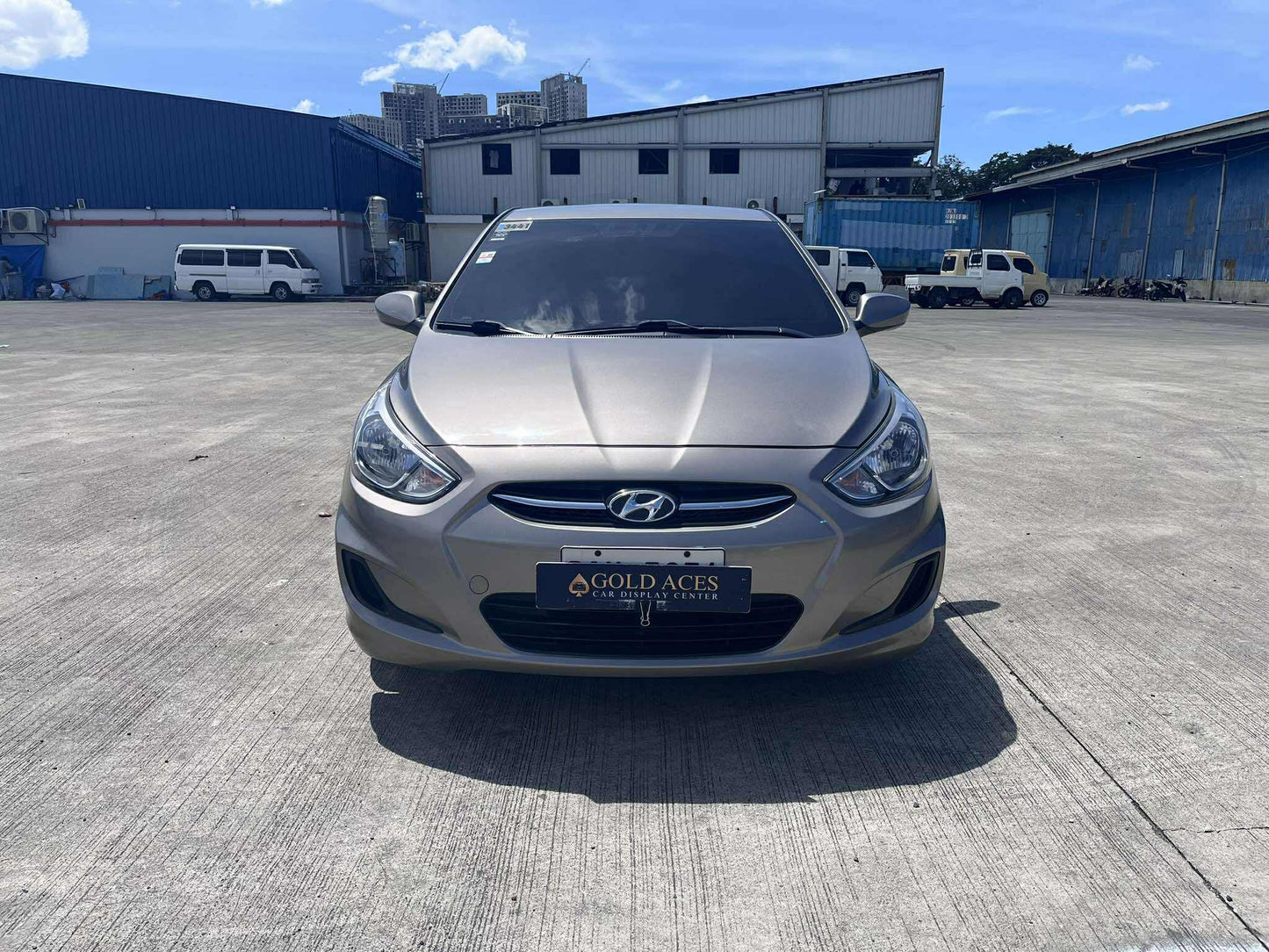 2018 HYUNDAI ACCENT 1.4L GL AUTOMATIC TRANSMISSION Gold Aces Car Display Center
