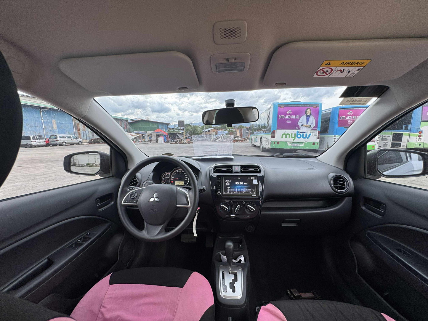 2024 MITSUBISHI MIRAGE G4 GLX 1.2L AUTOMATIC TRANSMISSION Gold Aces Car Display Center