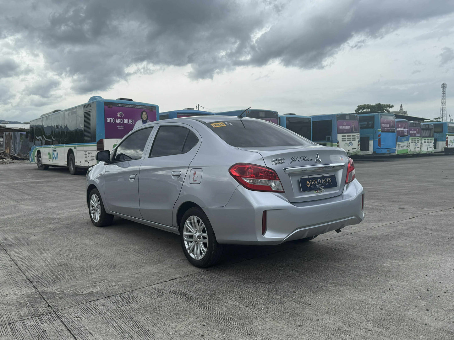 2024 MITSUBISHI MIRAGE G4 GLX 1.2L AUTOMATIC TRANSMISSION Gold Aces Car Display Center