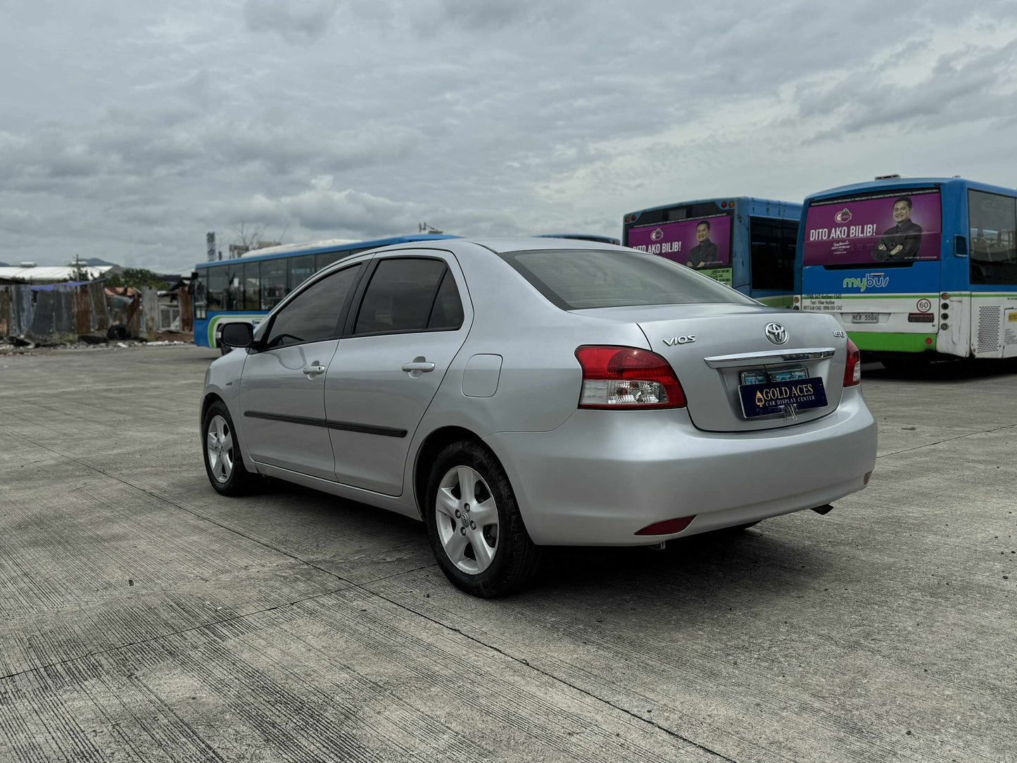 2007 TOYOTA VIOS 1.5L G MANUAL TRANSMISSION Gold Aces Car Display Center