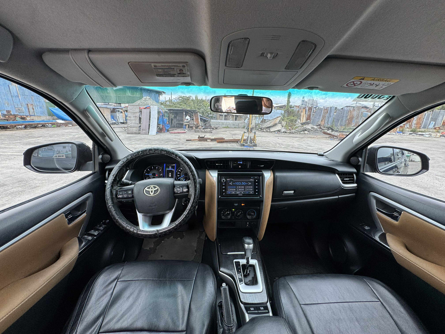 2016 TOYOTA FORTUNER 2.4L G 4X2 AUTOMATIC TRANSMISSION Gold Aces Car Display Center