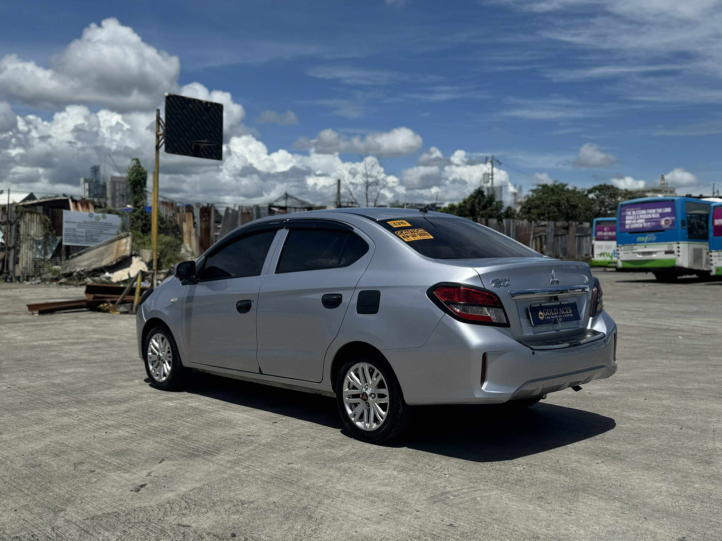 2023 MITSUBISHI MIRAGE G4 GLX 1.2L AUTOMATIC TRANSMISSION Gold Aces Car Display Center