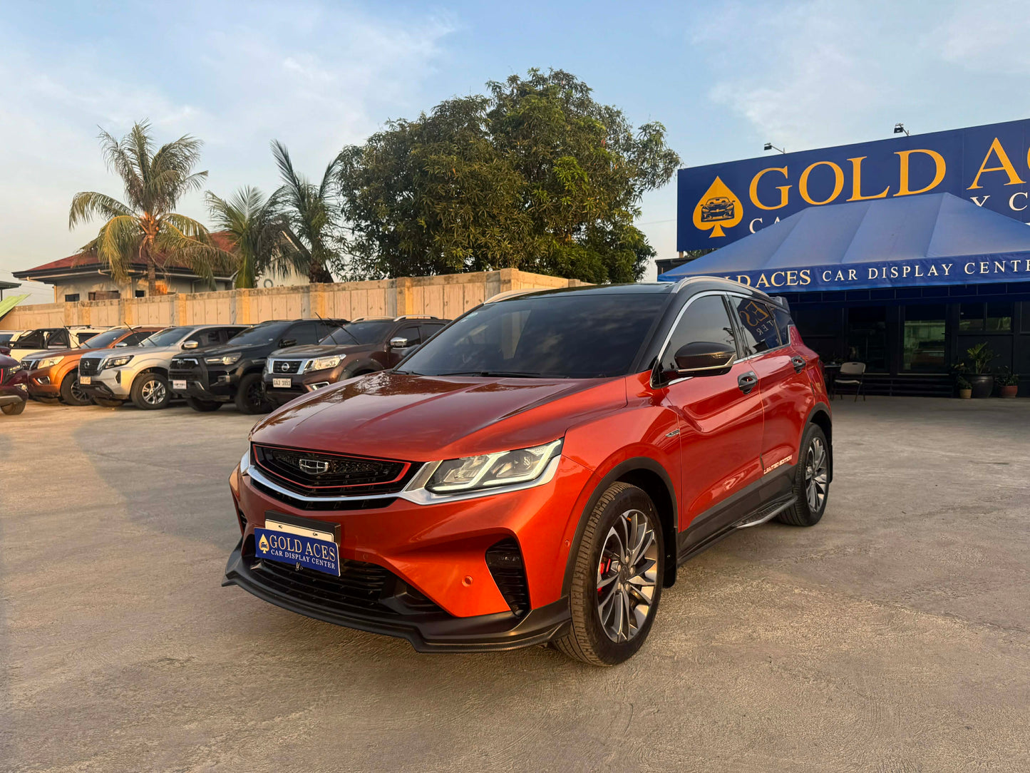 2020 GEELY COOLRAY SPORTS 1.5L AUTOMATIC TRANSMISSION Gold Aces Car Display Center