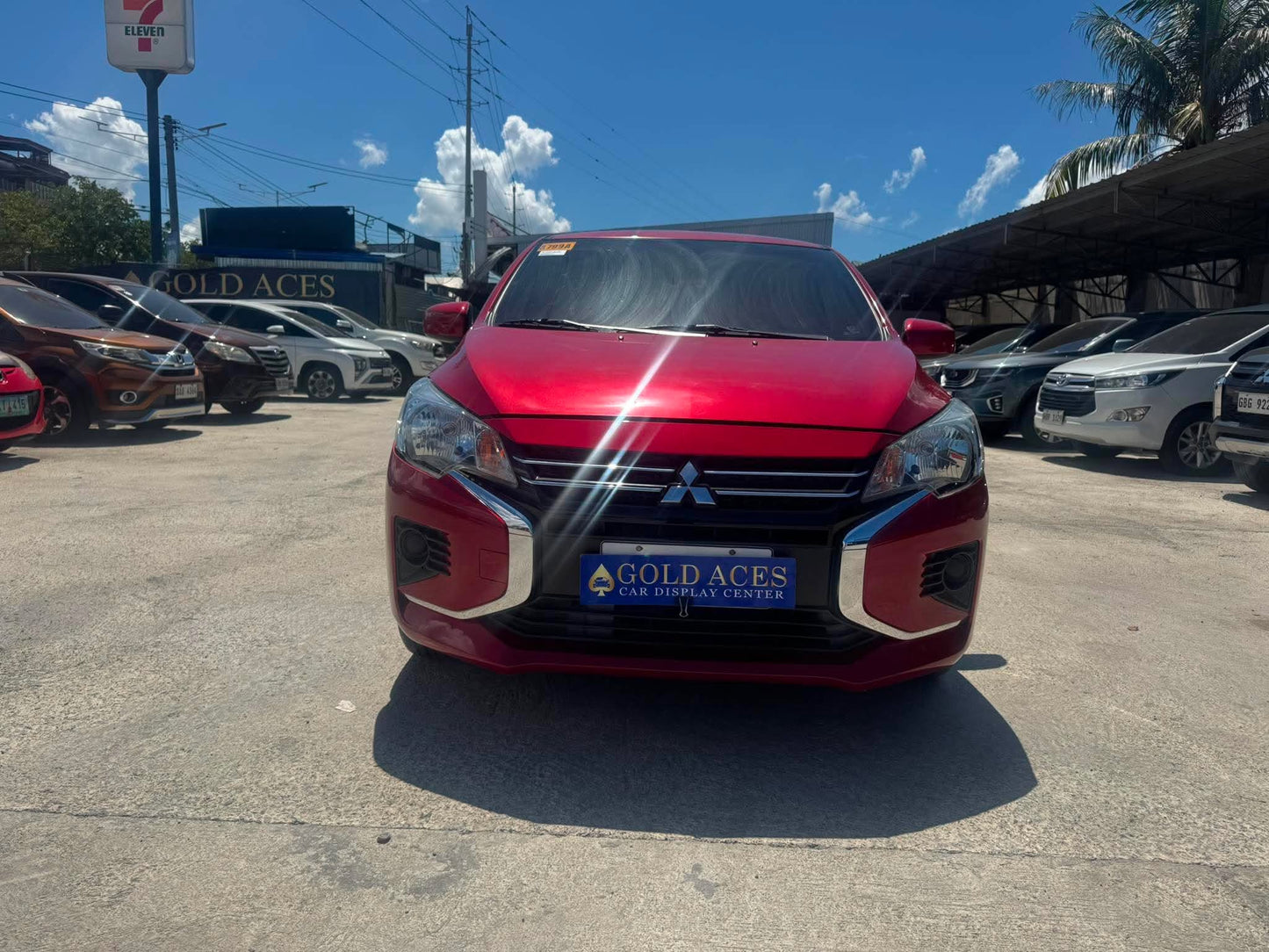 2025 MITSUBISHI MIRAGE G4 GLX 1.2L CVT AUTOMATIC TRANSMISSION Gold Aces Car Display Center