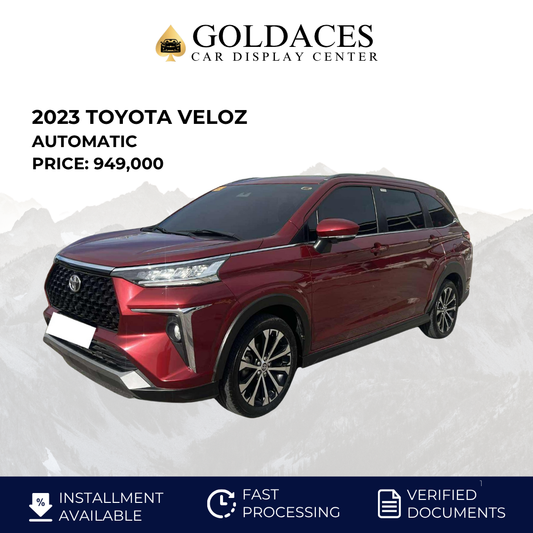 2023 TOYOTA VELOZ 1.5L CVT (15T KMS ONLY!) TOYOTA