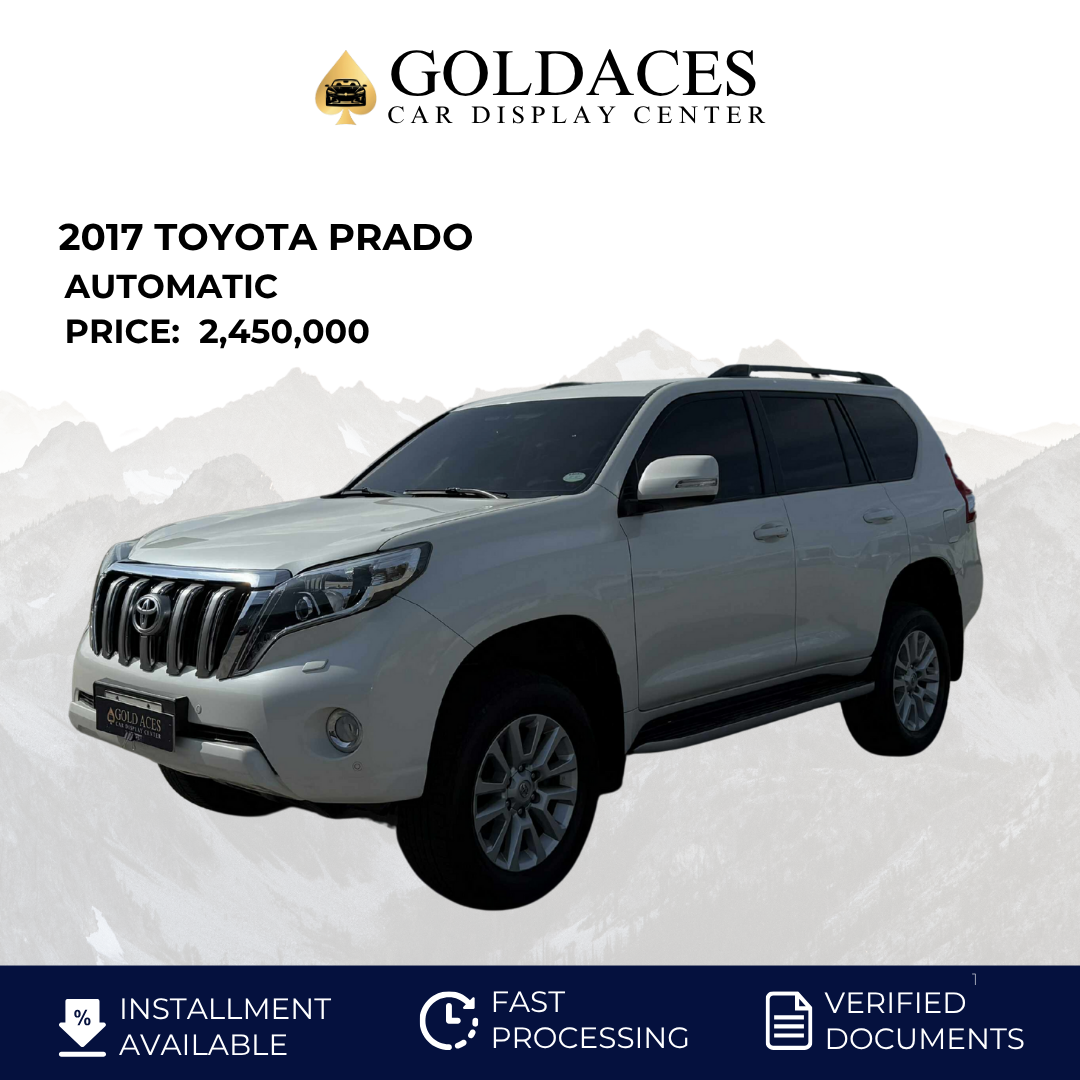 2017 TOYOTA PRADO 4.0L GAS VX AUTOMATIC TRANSMISSION TOYOTA