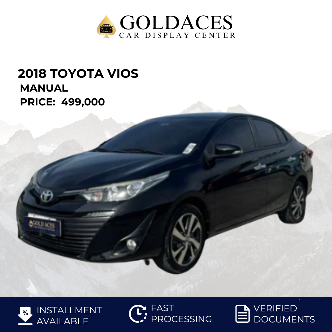 2018 TOYOTA VIOS 1.5L G MANUAL TRANSMISSION (40T KMS ONLY!) TOYOTA