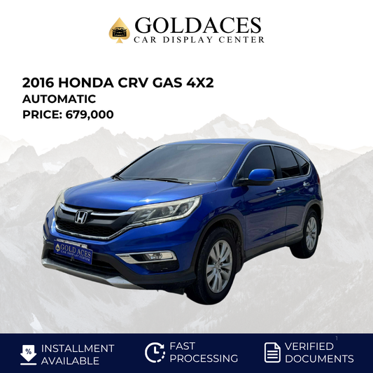 2016 HONDA CRV 2.0L GAS 4X2 AUTOMATIC TRANSMISSION HONDA