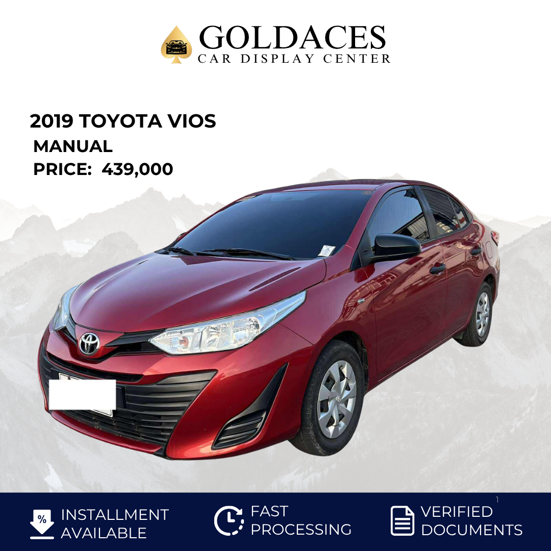 2019 TOYOTA VIOS 1.3L J MANUAL TRANSMISSION Gold Aces Car Display Center