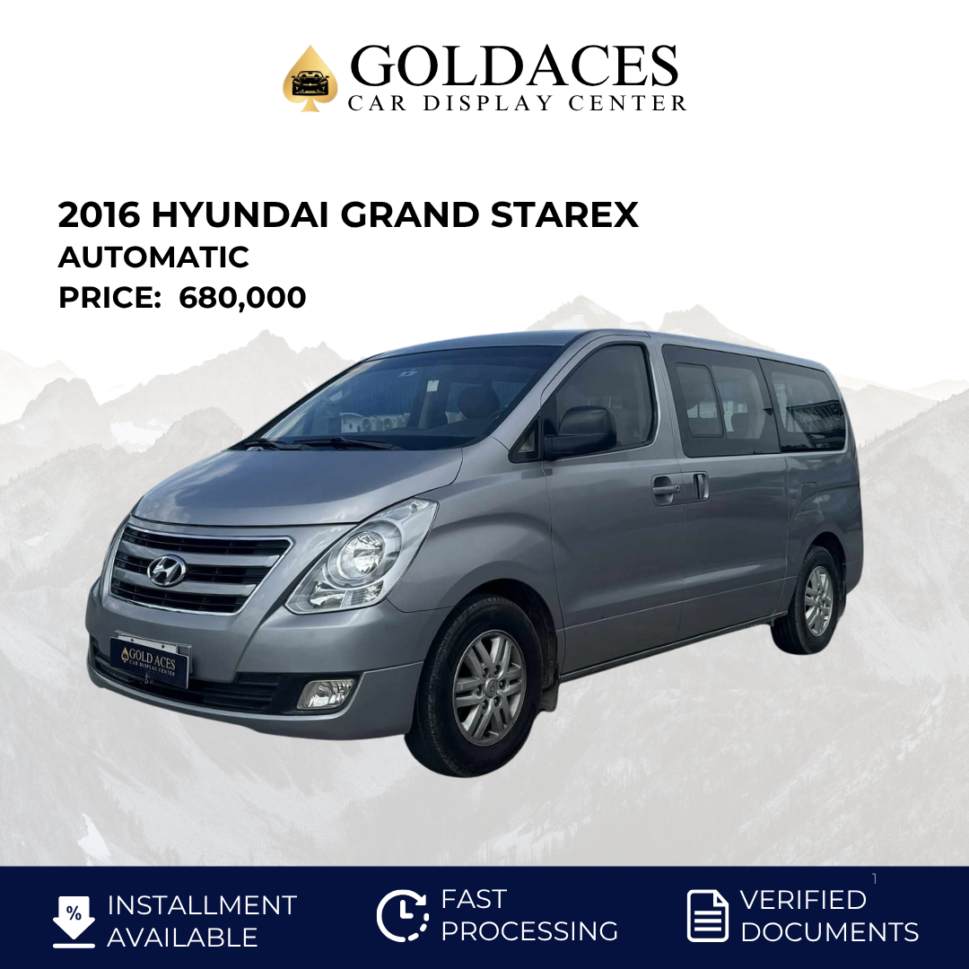 2016 HYUNDAI GRAND STAREX 2.5L AUTOMATIC TRANSMISSION Gold Aces Car Display Center