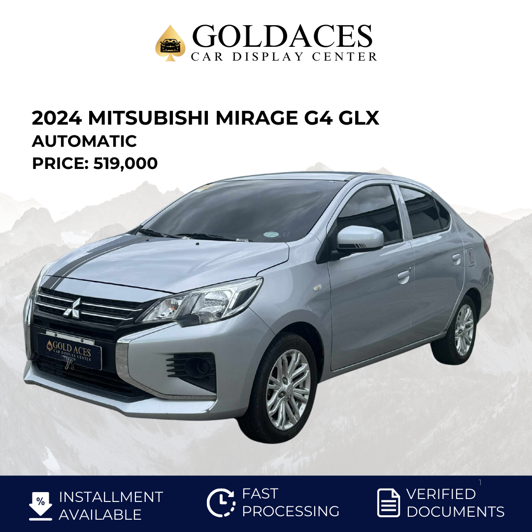 2024 MITSUBISHI MIRAGE G4 GLX 1.2L AUTOMATIC TRANSMISSION Gold Aces Car Display Center