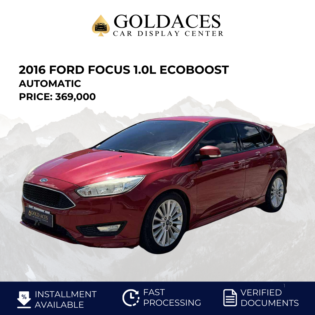 2016 FORD FOCUS 1.0L ECOBOOST AUTOMATIC TRANSMISSION Gold Aces Car Display Center