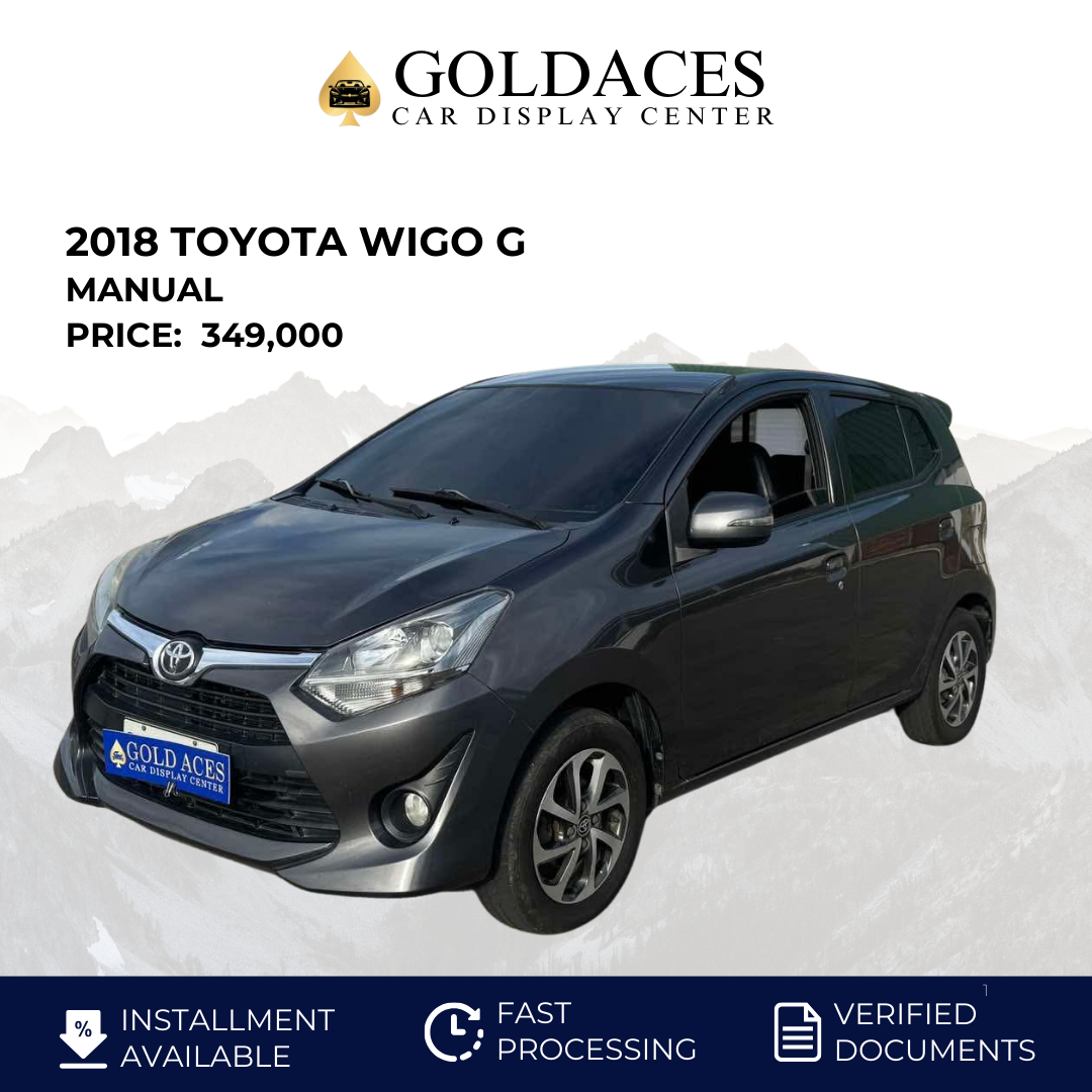 2018 TOYOTA WIGO G 1.0L MANUAL TRANSMISSION TOYOTA