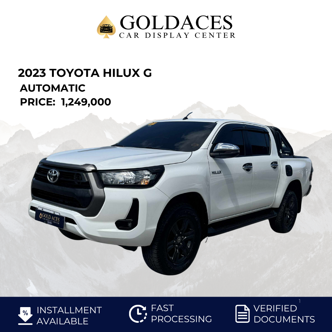 2023 TOYOTA HILUX G 2.5L AUTOMATIC TRANSMISSION Gold Aces Car Display Center