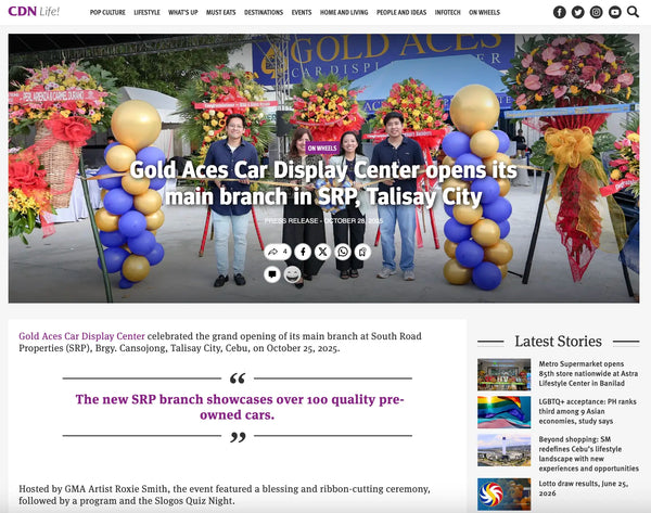 CDN Gold Aces Opening Talisay Branch