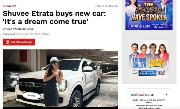 GMA - Shuvee Etrata buys new car: 'It's a dream come true'