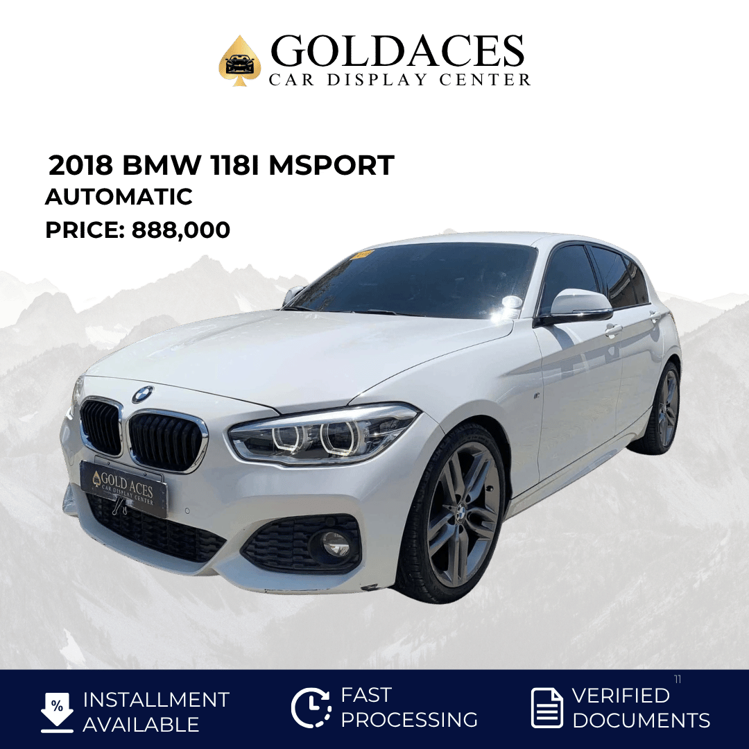 2018 BMW 118I MSPORT 2.0L AUTOMATIC TRANSMISSION BMW