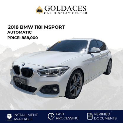 2018 BMW 118I MSPORT 2.0L AUTOMATIC TRANSMISSION BMW