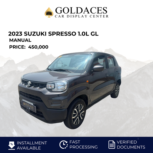 2023 SUZUKI SPRESSO 1.0L GL MANUAL TRANSMISSION Gold Aces Car Display Center