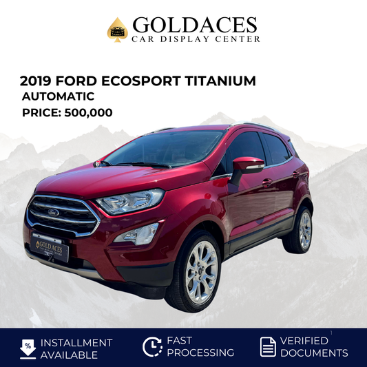 2019 FORD ECOSPORT TITANIUM 1.5L AUTOMATIC TRANSMISSION FORD