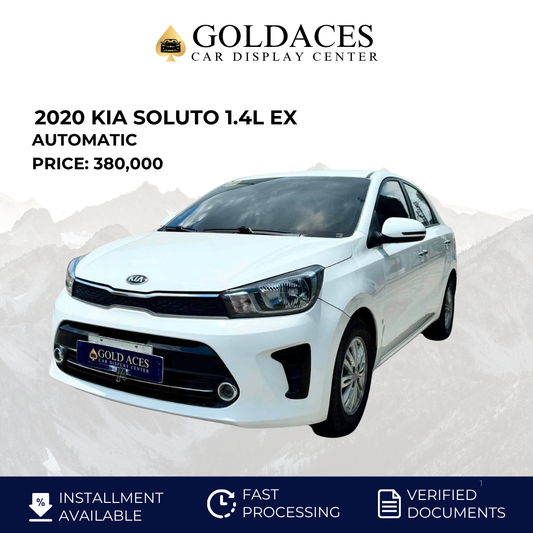 2020 KIA SOLUTO 1.4L EX AUTOMATIC TRANSMISSION Gold Aces Car Display Center