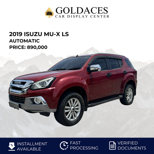 2019 ISUZU MU-X LS 3.0L AUTOMATIC TRANSMISSION Gold Aces Car Display Center